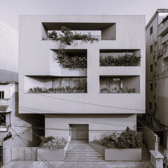 Patterned House